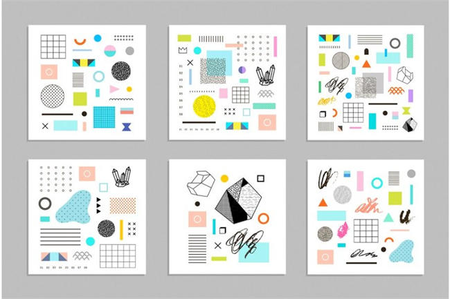 时尚简约的图形矢量素材 Just a Bits Vector Pack