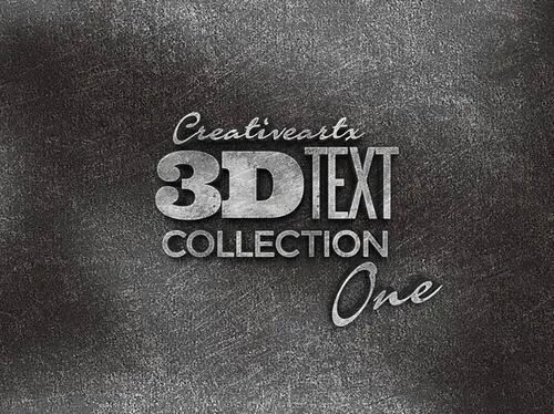 颓废质感游戏字体影视后期字体样式 photoshop text style