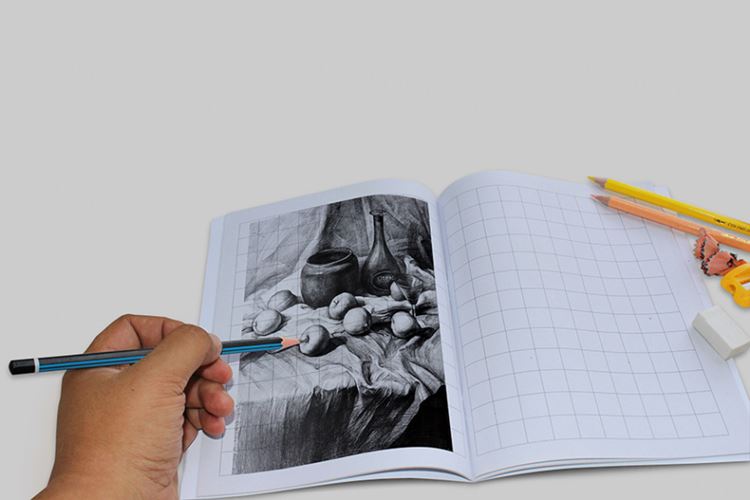 素描本模型PSD贴图模板Sketch Book Ver. 2 Mockup