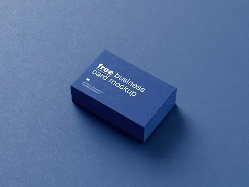 优雅的名片设计展示样机PSD模板 Business Cards Mockup 样机模版