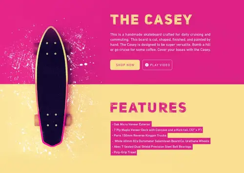 The Casey Product Card  Daily UI #049 每日UI源文件
