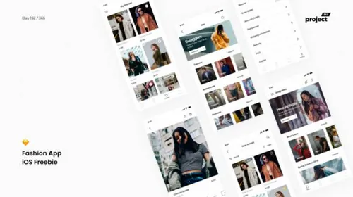 时尚品牌服饰官网应用程序UI工具包 Fashion App Starter UI