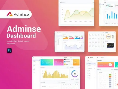 移动端用户中心后台空间管理信息图表数据分析仪表盘UI界面