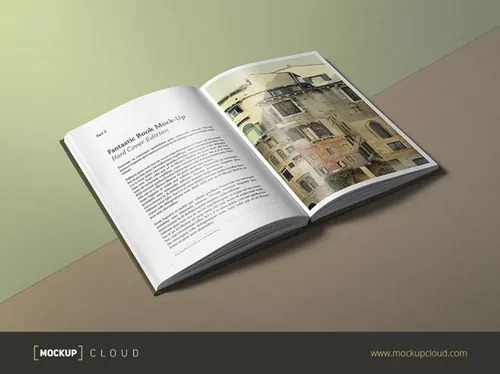 精装硬封图书样机模板Hard Cover Edition