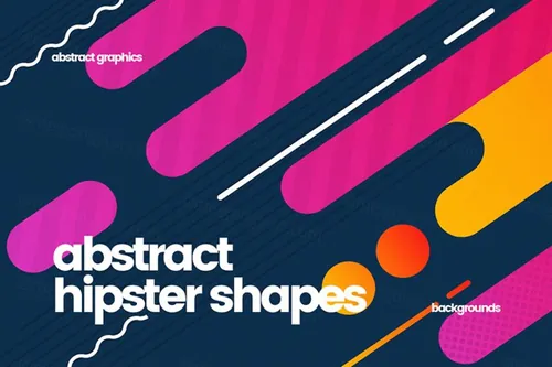 高清不规则线条形状背景