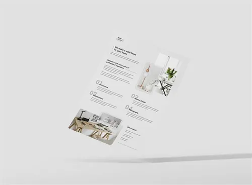 高端时尚简约多用途的高品质海报宣传单flyer-architectural