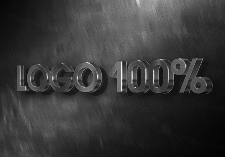 立体LOGO贴图样机模型Corporate Identity Bundle（10）