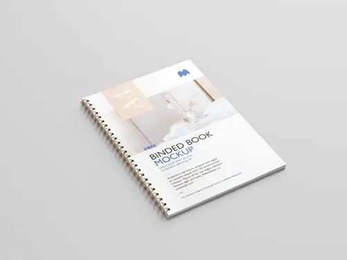 装订书籍小册子画册设计提案样机PSD模板 Binded book mockup 样机模版