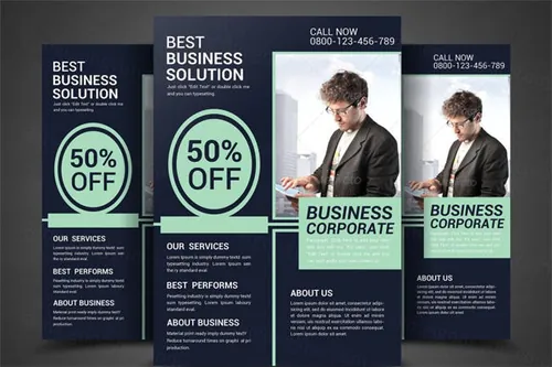 企业商业海报模板 Corporate Flyer
