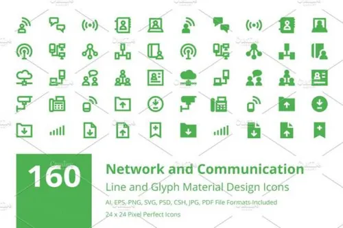 网络和通信图标下载 160 Network and Communication