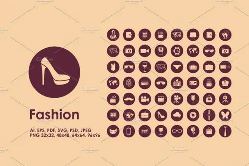 时尚元素app图标 Fashion icons