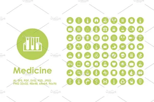 医疗医学图标下载 Medicine icons