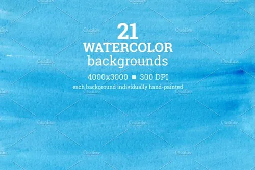 手绘水彩背景设计素材Watercolor-backgroun
