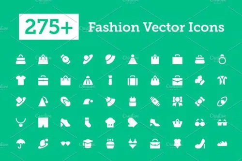 时尚矢量图标素材 275  Fashion Vector Icons