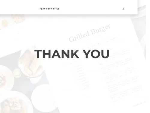 电子书演示文稿Foody Ebook Presentation