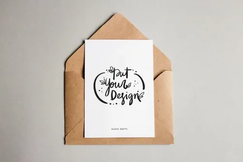 Postcard Mockup 明信片贴图展示模板