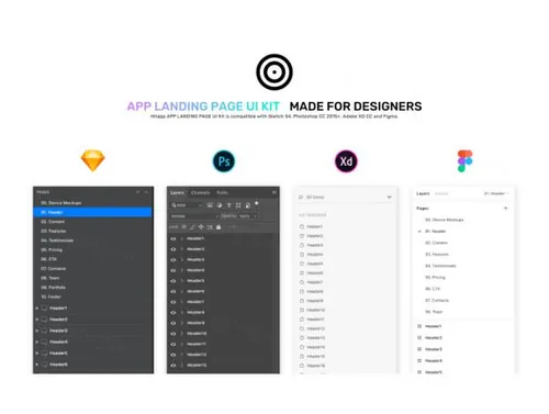 桌面和移动应用程序登录页UI工具包Desktop and APP La