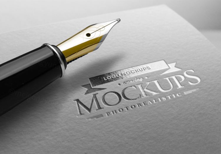 纸质凹版效果LOGO贴图样机模型Corporate Identity Bundle +200 Files(03)