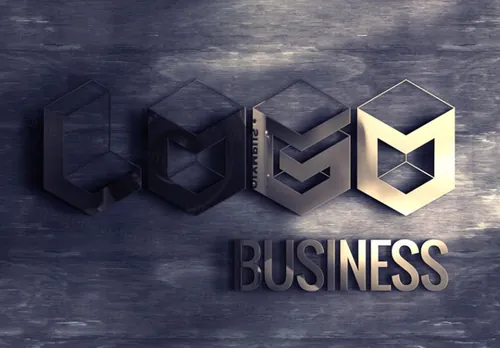 立体字标志贴图样机Corporate Identity Bundle （12）