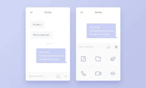 Chat Daily UI #018 每日UI源文件分享 UI 素材