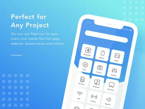 货币旅行交通图标 Papricon - Currency , Trav