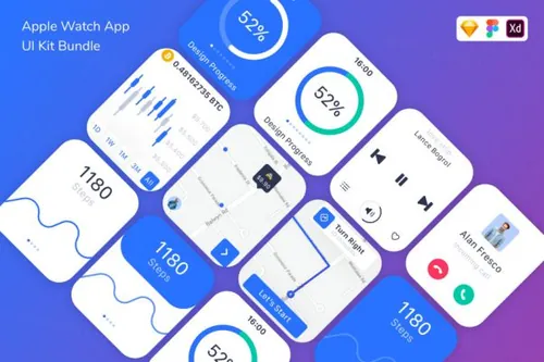Apple Watch手表APP应用UI设计 Apple Watch