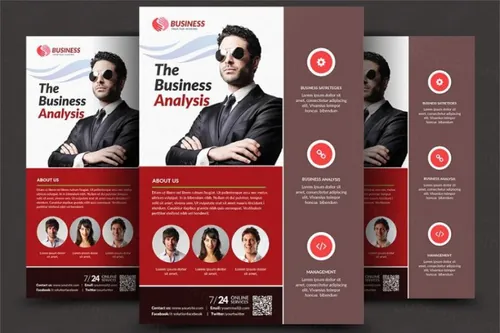 律师事务所商业传单模板 Lawyer Firm Business Flyer Template