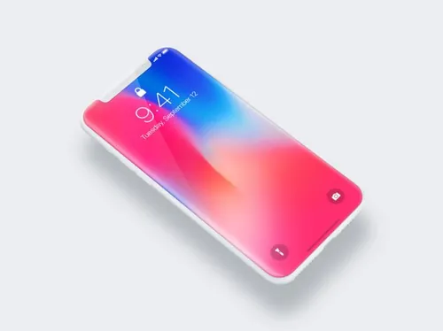 iPhoneX手机贴图样机iPhone X mockup
