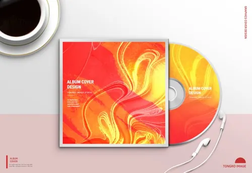 光盘光碟黑胶唱片品牌VI提案样机4