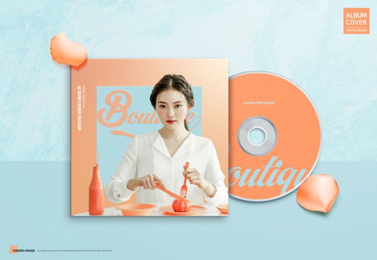 光盘光碟黑胶唱片品牌VI提案样机11