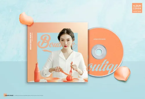 光盘光碟黑胶唱片品牌VI提案样机11