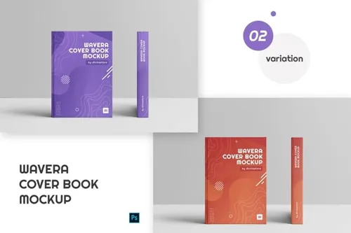 优质精装书封面样机下载