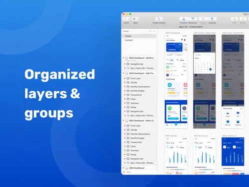 金融应用程序用户界面工具包Banky - Finance App UI