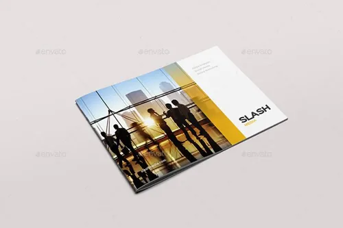 公司企业画册模板贴图样机Landscape Brochure / Catalog Mock-Up