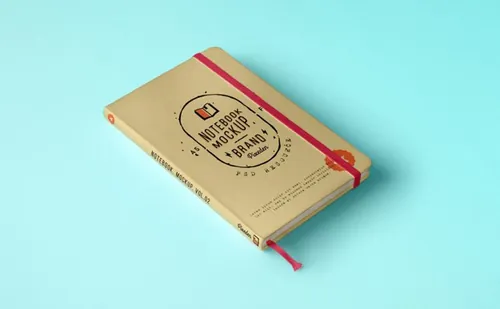 笔记本模型PSD贴图模板Classic Psd Notebook Mockup