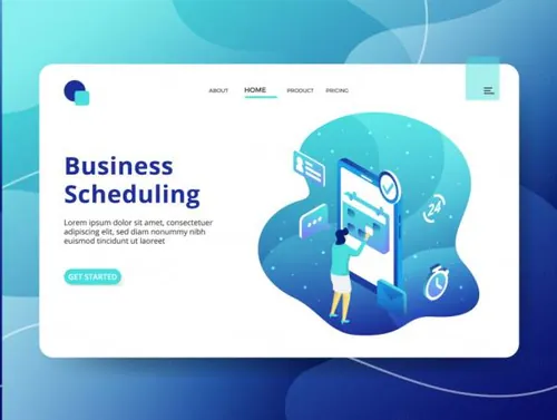 商业计划说明插画Business Planning Illustrat