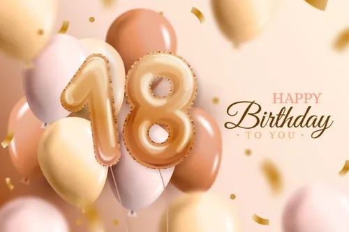 高清可爱卡通创意彩色气球儿童生日快乐设计素材背景海报矢量图片