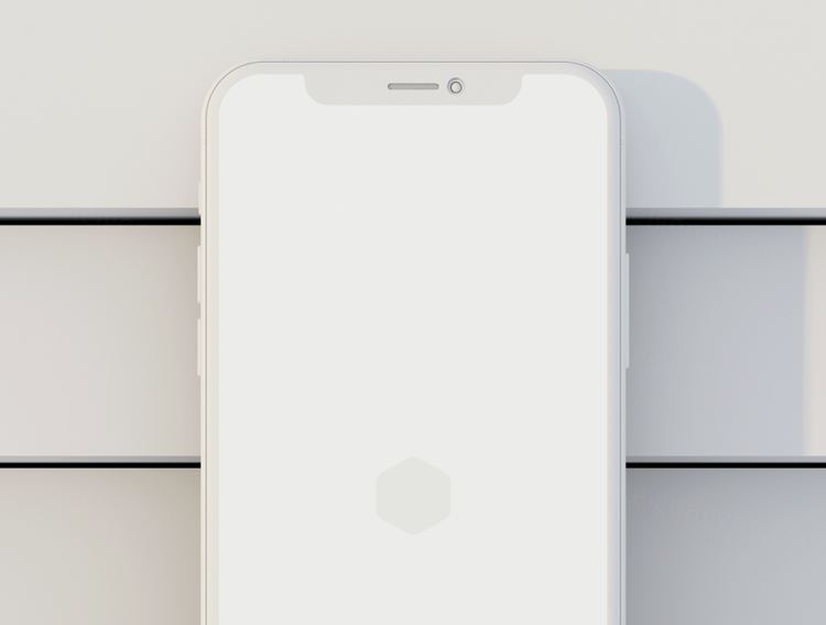 iPhoneX手机贴图PSD模板iPhone X Clay Mockups