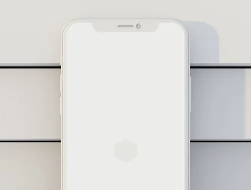 iPhoneX手机贴图PSD模板iPhone X Clay Mockups