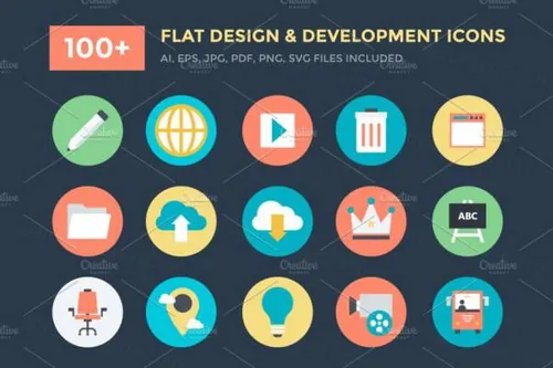 设计和开发图标 100  Design and Development Icon