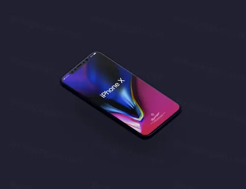 iPhoneX手机贴图样机iPhone X Clean Mockup