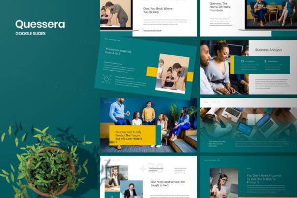 高端时尚欧美留学机构风格的高品质powerpoint幻灯片演示模板