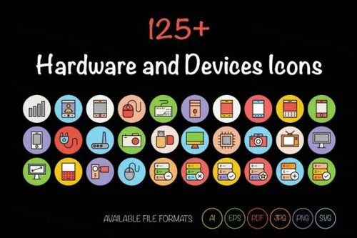 硬件和设备图标 125  Hardware and Devices Icons