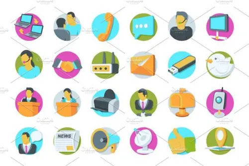 网络和通讯图标 69 Network and Communication Ico