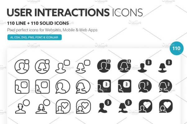 UI常用图标合集 User Interactions Icons