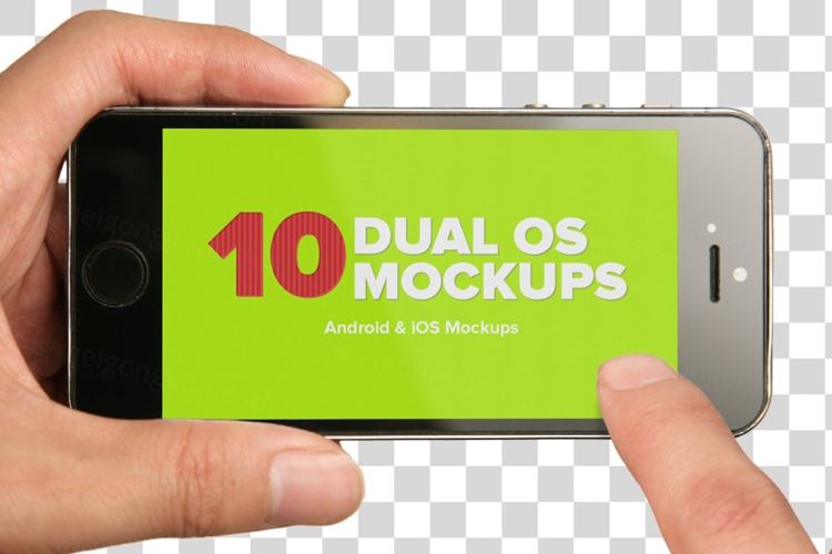 10款iOS安卓手机样机 10 iOS and Android Mockups