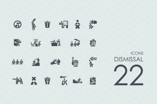 HR主题图标 22 Dismissal icons