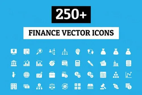 金融主题图标 250  Finance Vector Icons