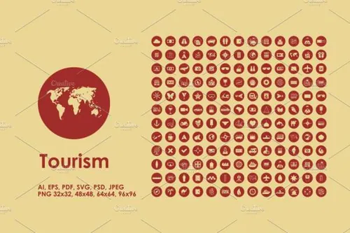 旅游图标 Tourism icons