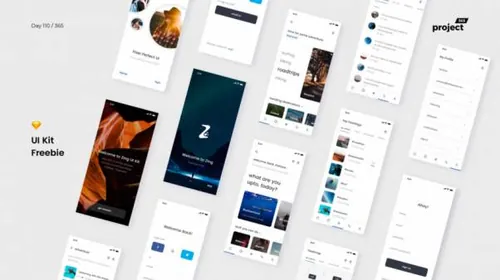 基于旅行的社交网络APP iOS移动UI工具包 Zing iOS UI Kit